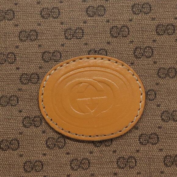 GUCCI Micro GG Supreme Shoulder Bag Pvc Beige Gold 001 104 001 104 - Picture 14 of 16